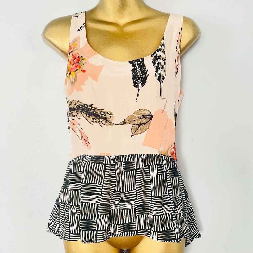 Maeve floral flounce tank 🤩